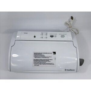 FoodSaver V2440 Vacuum Sealer With Roll Storage & Auto Function White